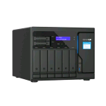 QNAP TS-855X-8G NAS CHASSIS TOWER INTEL ATOM C5125 2.8GHz RAM 8GB 8 BAY HDD/SSD 2.5"/3.5" 3 PORTE LAN RJ-45 BLACK