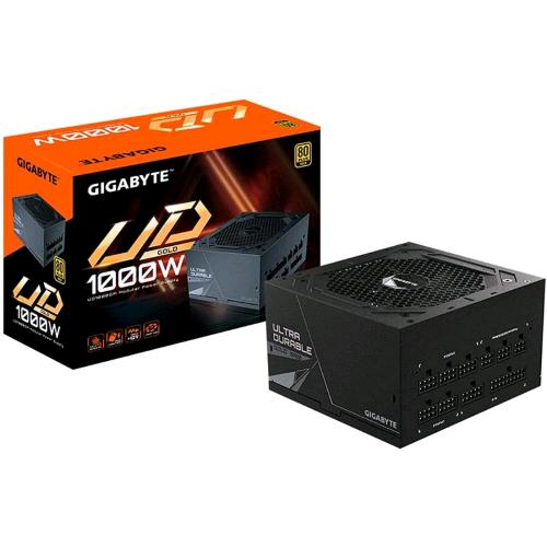 GIGABYTE UD1000GM ALIMENTATORE 1.000 W MODULARE 80+ GOLD PFC ATTIVO ATX 20+4 pinNERO 