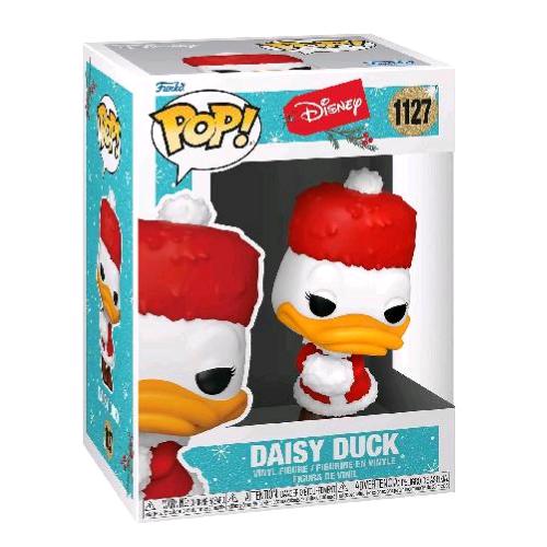 FUNKO POP DISNEY HOLIDAY 2021 DAISY DUCK FIGURA IN VINILE 9.5 CM DA COLLEZIONE