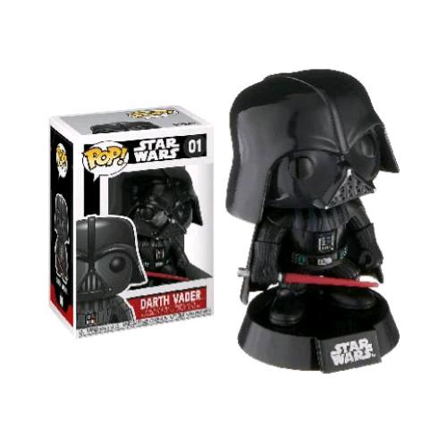 FUNKO POP STAR WARS DARTH VADER FIGURA IN VINILE 9.5 CM DA COLLEZIONE