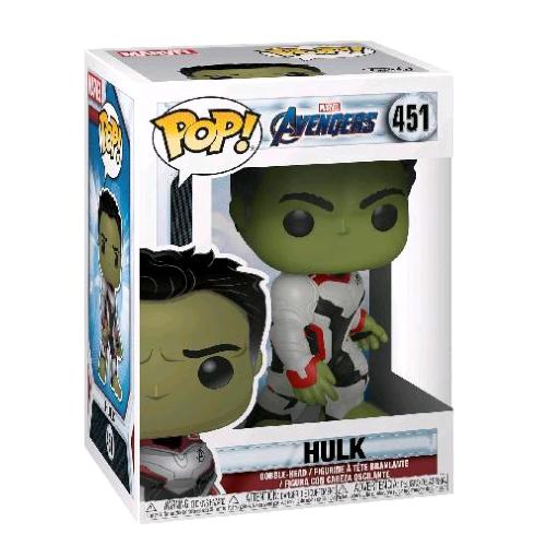 FUNKO POP MARVEL AVENGERS HULK FIGURA IN VINILE 9.5 CM DA COLLEZIONE 