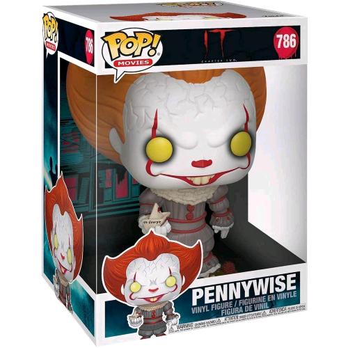 FUNKO POP IT PENNYWISE WITH BOAT 10" FIGURA IN VINILE 25 CM DA COLLEZIONE 