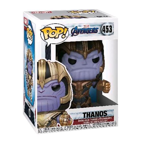 FUNKO POP MARVEL AVENGERS THANOS FIGURA IN VINILE 9.5 CM DA COLLEZIONE 
