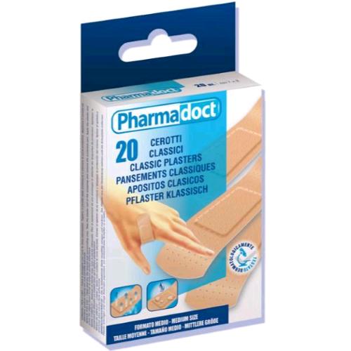 GIMA PHARMADOCT CEROTTI CLASSICI 7X2 CM ROSA CONF 20 Pz.