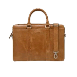 DBRAMANTE 1928 KRONBORG BORSA PER NOTEBOOK DA 15" IN PELLE FIORE 2 SCOMPARTI CON TRACOLLA CUOIO