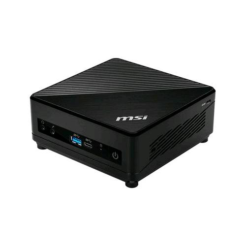 MSI CUBI 5 10M-604IT MINI PC CELERON 5205U 1.9GHz RAM 4GB-SSD 128GB-WIN 11 PROF BLACK (9S6-B18311-635)