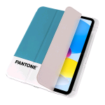 PANTONE iPAD 10 GEN COVER FOLIO IN TPU AZZURRO