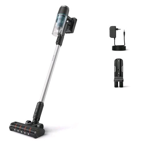 PHILIPS XC3031/01 ASPIRAPOLVERE SCOPA ELETTRICA CICLONICA CORDLESS SPAZZOLA CON LED PER LA POLVERE NASCOSTA 3 STADI DI FILTRAZIONE