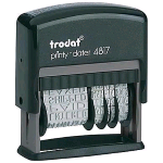 TRODAT PRINTY 4817 TIMBRO DATARIO PERSONALIZZABILE AUTOINCHIOSTRANTE ALTEZZA DATA 3.8 mm NERO