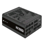 CORSAIR HX1000I ALIMENTATORE ATX 1.000W 240V CERTIFICAZIONE 80 PLATINUM CAVI MODULARI SCHERMATI BLACK
