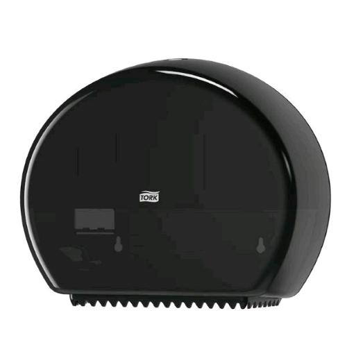 TORK DISPENSER PER CARTA IGENICA MINI JUMBO IN PLASTICA NERO