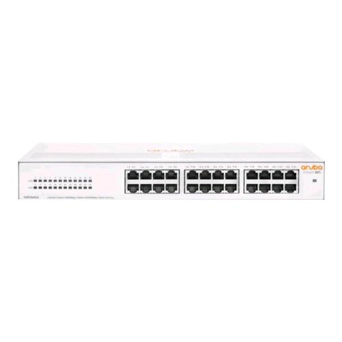 HPE ARUBA INSTANT ON 1430 24G SWITCH NON GESTITO 24 x 10/100/1000 MONTABILE SU RACK BIANCO