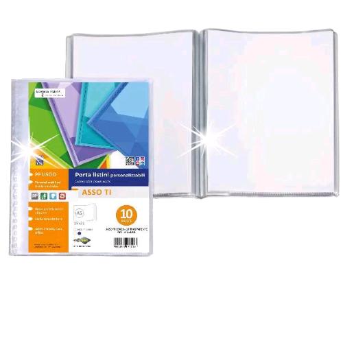 SEI ROTA ASSO TI PORTALISTINI IN PP 210X150 mm A5 40 BUSTE TRASPARENTE