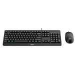 PHILIPS SPT6207BL/34 KIT TASTIERA 110 TASTI USB LAYOUT ITALIANO + MOUSE OTTICO AMBIDESTRO 1.200 DPI NERO