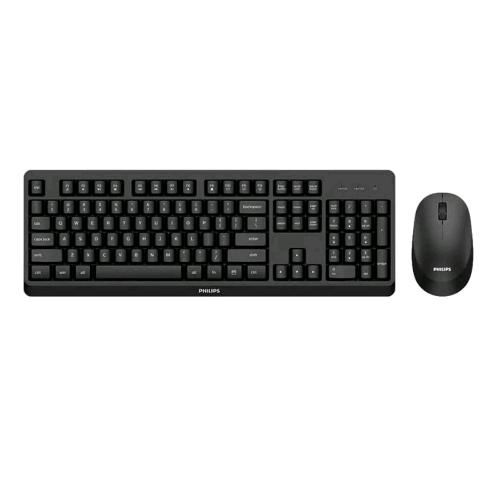 PHILIPS SPT6307BL/34 KIT TASTIERA LAYOUT ITALIANO + MOUSE OTTICO WIRELESS 2.4GHz 1.600 DPI NERO