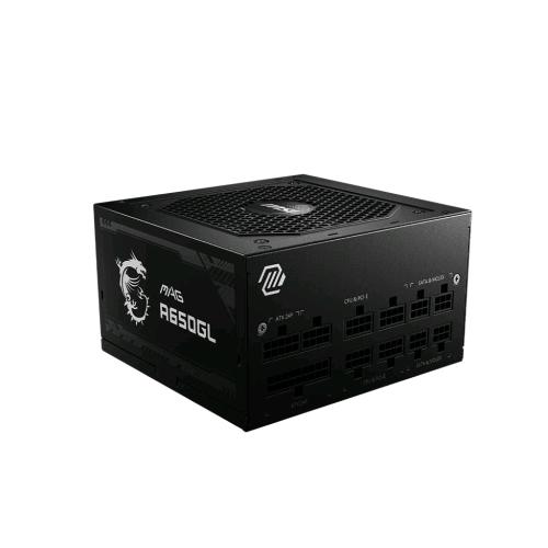 MSI MAG A650GL ALIMENTATORE 650 W 80+ GOLD ATX PFC ATTIVO
