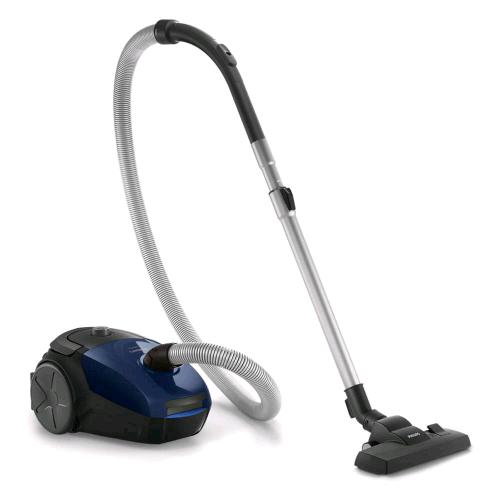 PHILIPS FC8240/09 POWERGO ASPIRAPOLVERE A TRAINO 750W CON SACCO TUBO TELESCOPICO LUNGHEZZA CAVO 6 MT NERO BLU