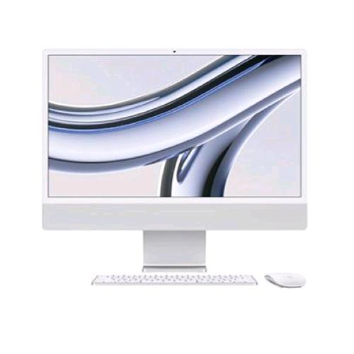 APPLE iMAC 4.5K ALL IN ONE 24" RETINA DISPLAY 4.5K ULTRA HD 4480 x 2520 M3 CHIP CPU 8-CORE 10-CORE GPU RAM 8GB SSD 256GB WI-FI 6E ARGENTO