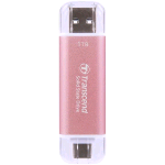 TRANSCEND ESD310 SSD ESTERNO 1.000GB USB A E USB-C 3.2 Gen 2 (3.1 Gen 2) 10 Gbit/s ROSA