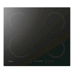 CANDY MODERNA CI642SCBB PIANO COTTURA A INDUZIONE 4 FUOCHI COMANDI TOUCH TIMER ELETTRONICO VETROCERAMICA 59 x 52x 5 8 cm NERO