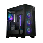 MSI MPG GUNGNIR 300R AIRFLOW CASE MIDI TOWER 3+1 VENTOLE INSTALLATE 120MM ILLUMINAZIONE LED PANNELLO IN VETRO TEMPERATO COLORE NERO