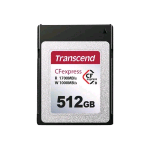 TRANSCEND CFEXPRESS CARD 512GB NAND TYPE B TLCI PER VIDEOCAMERE HIGH-END E CAMCORDER  VELOCITA DI LETTURA 1700 MB/S VELOCITA DI SCRITTURA 1000 MB/S BLACK