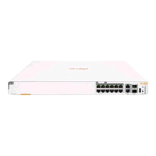 HPE ARUBA INSTANT ON 1960 SWITCH GESTITO  4 x 2.5GBase-T + 8 x 100/1000/10GBase-T + 2 x 100/1000/10GBase-T + 2 x 10 Gigabit SFP+ PoE (480 W) MONTABILE SU RACK