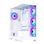 ITEK SHOWBUI 45W CASE GAMING ATX TOWER 3+1 VENTOLE INSTALLATE 120MM ILLUMINAZIONE LED RGB PANNELLO IN VETRO TEMPERATO WHITE
