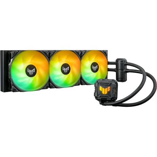 ASUS TUF GAMING LC II 360 ARGB DISSIPATORE A LIQUIDO PER CPU 3 VENTOLE DA 120mm AURA LGA 1700-1200-1150-AM4/5 NERO