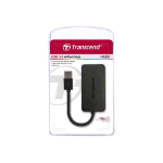 TRANSCEND HUB2 HUB 4 x USB 3.0 INTERFACCIA USB 3.2 BLACK