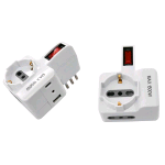 MEDIACOM MD-PM105 MULTIPRESA CON INTERRUTTORE 2 POSTI BPASSO + BPASSO/SHUCKO + 2 USB 1 x USB-A 1 x UBS-C CON PROTEZIONE TERMICA BIANCA