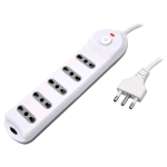 MEDIACOM MD-PM104 MULTIPRESA 5 POSTI BPASSO CON INTERRUTTORE CON PROTEZIONE TERMICA BIANCA