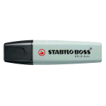 STABILO BOSS ORIGINAL NATURE COLORS EVIDENZIATORE PUNTA A SCALPELLO 2/5 mm FOGLIA DI TE' CONF 10 Pz.