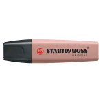 STABILO BOSS ORIGINAL NATURE COLORS EVIDENZIATORE PUNTA A SCALPELLO 2/5 mm CACAO CONF 10 Pz.