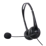 LINDY CUFFIA USB STERO CON MICROFONO NERO