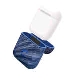 CYGNETT TEKVIEW APPLE AIR PODS 1° & 2° Gen CASE CUSTODIA PER APPLE AIR PODS COMPATIBILE CON LA RICARICA WIRELESS BLU