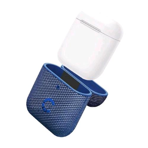 CYGNETT TEKVIEW APPLE AIR PODS 1° & 2° Gen CASE CUSTODIA PER APPLE AIR PODS COMPATIBILE CON LA RICARICA WIRELESS BLU