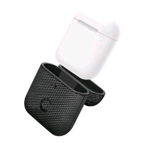 CYGNETT TEKVIEW APPLE AIR PODS 1° & 2° Gen CASE CUSTODIA PER APPLE AIR PODS COMPATIBILE CON LA RICARICA WIRELESS GREY/BLACK