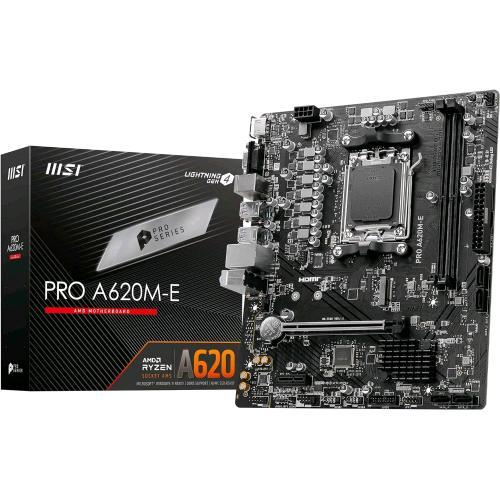 MSI PRO A620M-E AMD A620 SKT AM5 2 DDR5 ATX