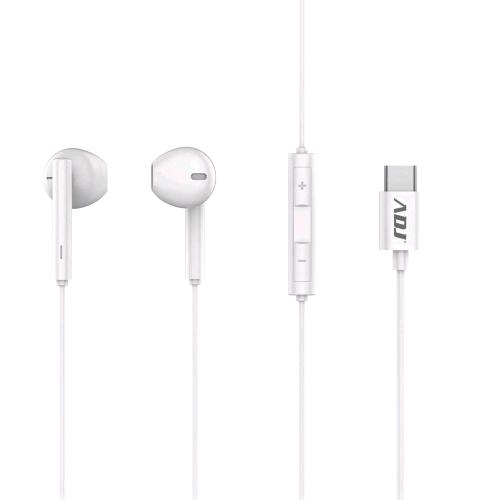 ADJ JENA AURICOLARI IN-EAR CON MICROFONO USB-C PER SMARTPHONE E TABLET WHITE
