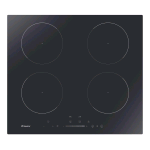 CANDY IDEA CIS642SCTT/1 PIANO COTTURA AD INDUZIONE DA INCASSO 4 ZONE SLIDER CENTRALE TIMER 9 LIVELLI DI POTENZA 59 x 55 cm NERO