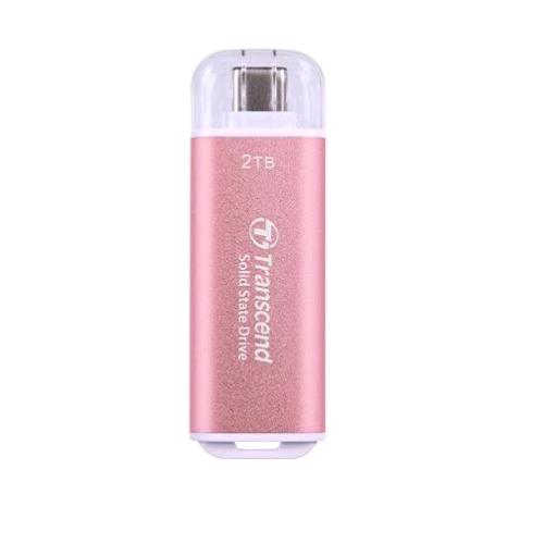 TRANSCEND ESD300P SSD ESTERNO 2.000GB USB-C 3.2 Gen 2x1 ROSE PINK