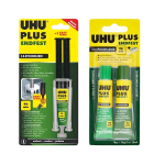 UHU PLUS ENDFEST COLLA EPOSSIDICA A 2 COMPONENTI DA 15 ML REISTENTE ALL'ACQUA ASCIUGATURA IN 90 MINUTI TRASPARENTE  