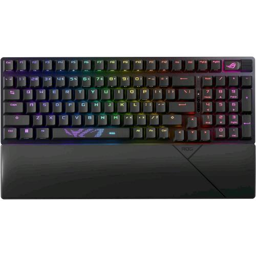 ASUS ROG STRIX SCOPE II 96 TASTIERA MECCANICA GAMING WIRELESS ABS SWITCH ROG RX RED SOSTITUIBILI ILLUMINAZIONE RGB LAYOUT ITALIANO NERO