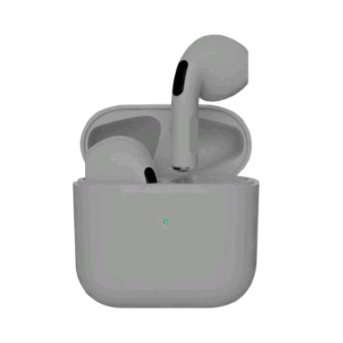 AKAI AIR BUDS ULTRA SLIM AURICOLARI BLUETOOTH WIRELESS CON CUSTODIA ARGENTO