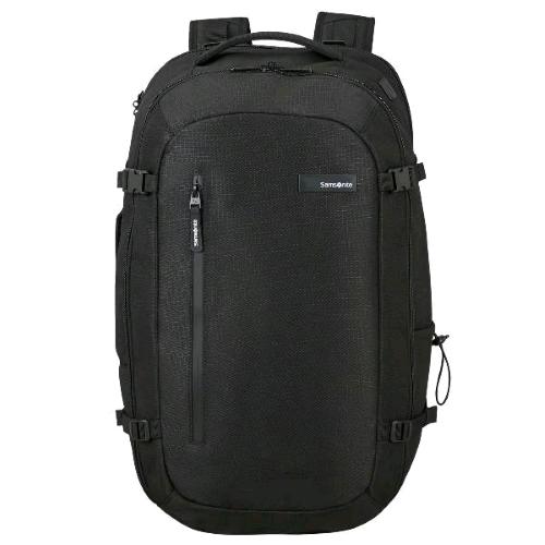 SAMSONITE ROADER S ZAINO PER NOTEBOOOK 57X33X26 CM 38 LT CON TASCA FRONTALE PORTA BOTTIGLIE E COVER ANTIPIOGGIA NERO