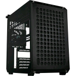 COOLER MASTER QUBE 500 FLATPACK BLACK EDITION CASE PC MID-TOWER ATX MODULARE 1 VENTOLA POSTERIORE SF PREINSTALLATA 120mm SUPPORTO GPU VERTICALE SUPPORTA SCHEDA MADRE EATX E DOPPI RADIATORI 280mm NERO