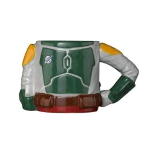 EXQUISITE GAMING STAR WARS TAZZA DA CAFFE' 3D 15x8.5x10 CM  IN CERAMICA BOBA FETT 