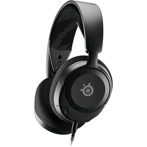 STEELSERIES ARCTIS NOVA 1 CUFFIE GAMING MULTISISTEMA DRIVER HI-FI AUDIO SPAZIALE A 360° CUSCINETTI AURICOLARI IN MEMORY FOAM ULTRA LEGGERE PC PS5 PS4 SWITCH XBOX NERO