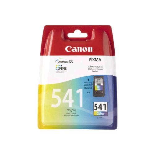 CANON CL-541 CARTUCCIA COLORE 8 ML (CIANO-MAGENTA-GIALLO) PER MG3150, MG3510, MG3550, MG3650, MG4250, MX395, MX475, MX525, MX535, TS5150, TS5151 